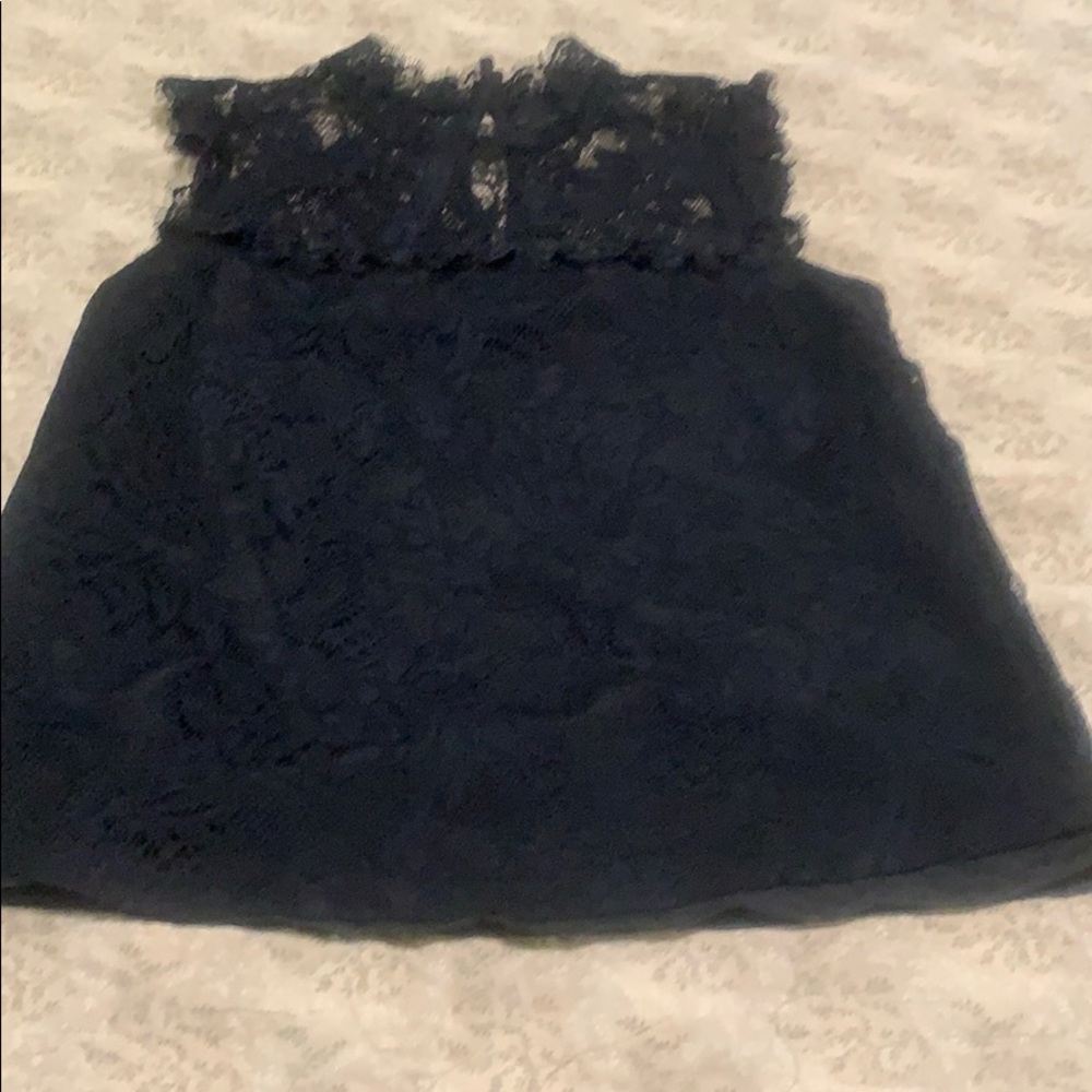 Black Lace Blouse